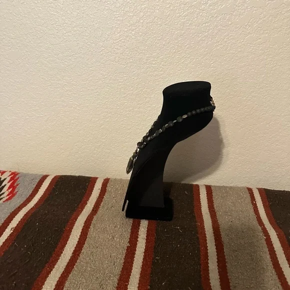 Hand Crafted “One of a Kind” Pyrite, Lava Rock, Brass and Pendant Necklace - Picture 2 of 3